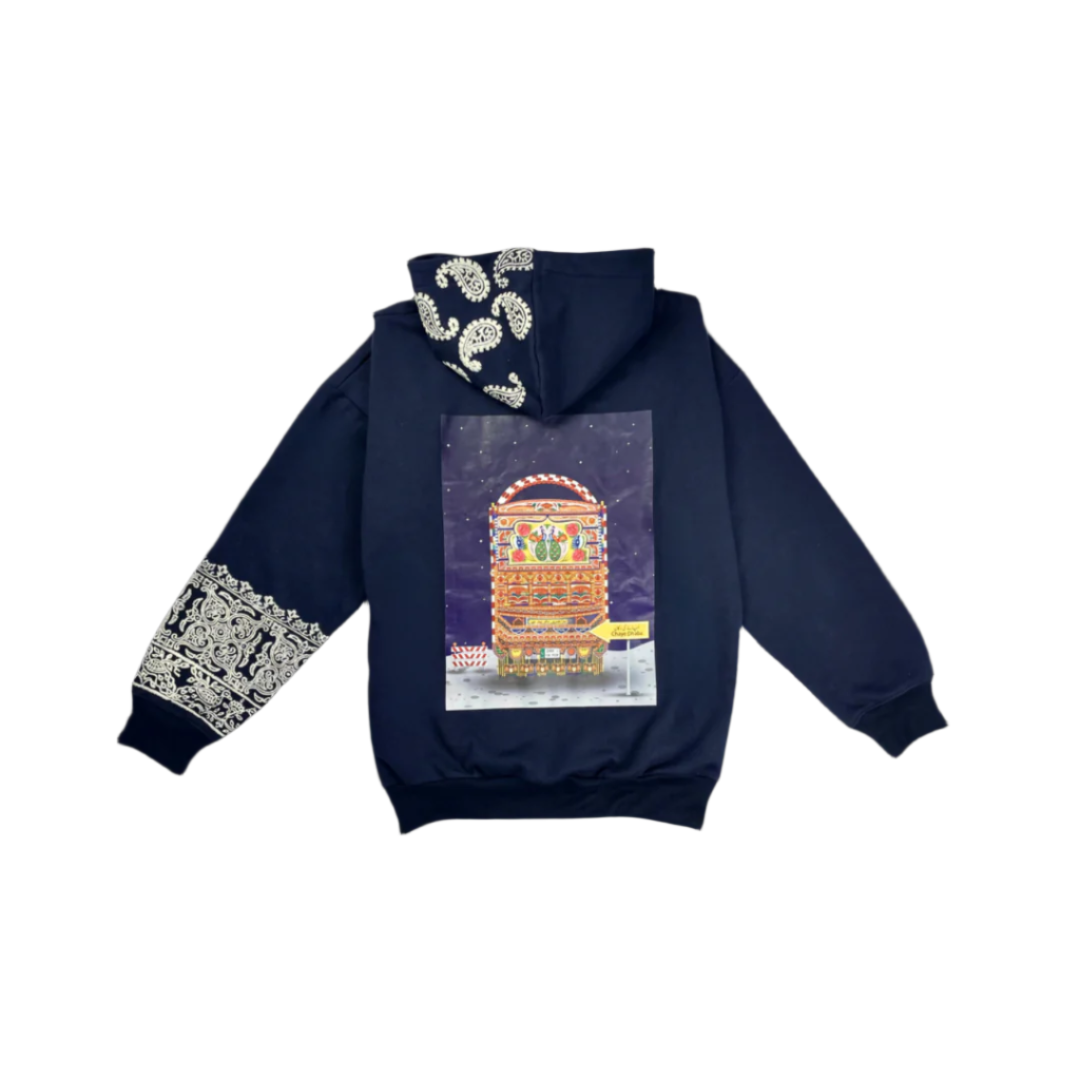 Truck on Moon Hoodie